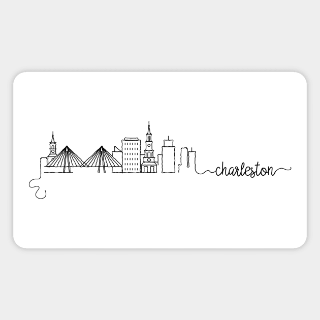 Charleston City Signature Magnet by kursatunsal